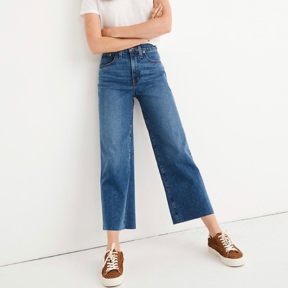 ✨FLASH SALE - thru Monday only✨ Madewell Slim Wide Leg Crop - High Rise